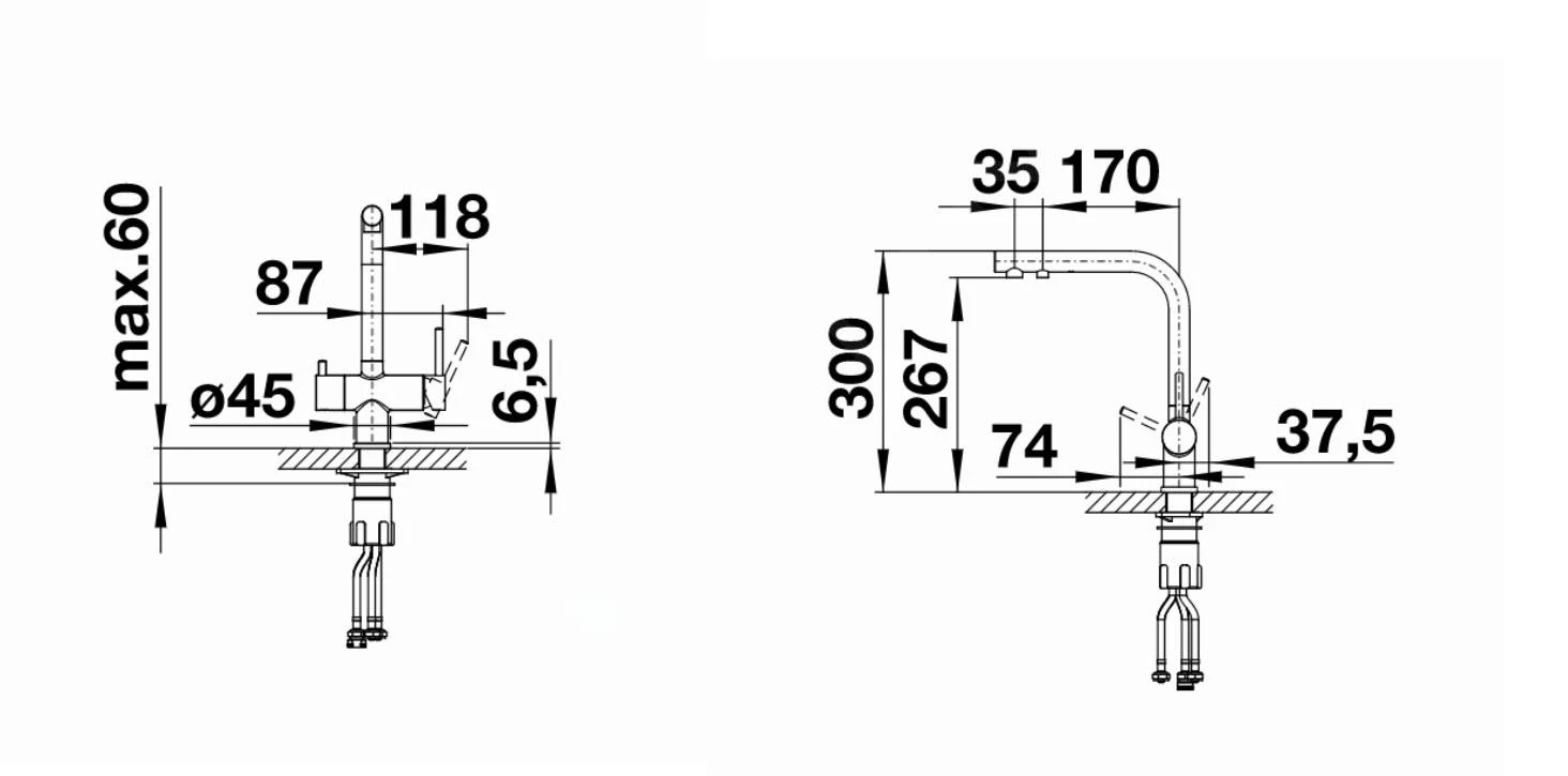 Blanco Fontas II - Grifo De Fregadero Con Filtración, Acero Inoxidable 523129 4 Blanco Fontas II - Grifo De Fregadero Con Filtración, Acero Inoxidable 523129 - Imagen 2