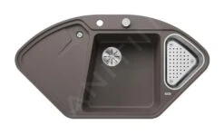 Blanco Delta II - Fregadero De Silgranite, 1042x560 Mm, Con Control De Desagüe Y Accesorios, InFino, Gris 527239