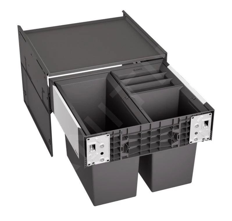 Blanco Select - Papelera Incorporada, Dividida, Volumen 35 L 526202