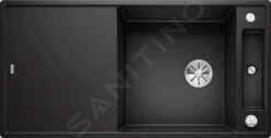 Blanco Axia III XL 6 - Fregadero De Silgranite, 1000x510 Mm, Con Control De Desagüe Y Con Accesorios, Negro 525858