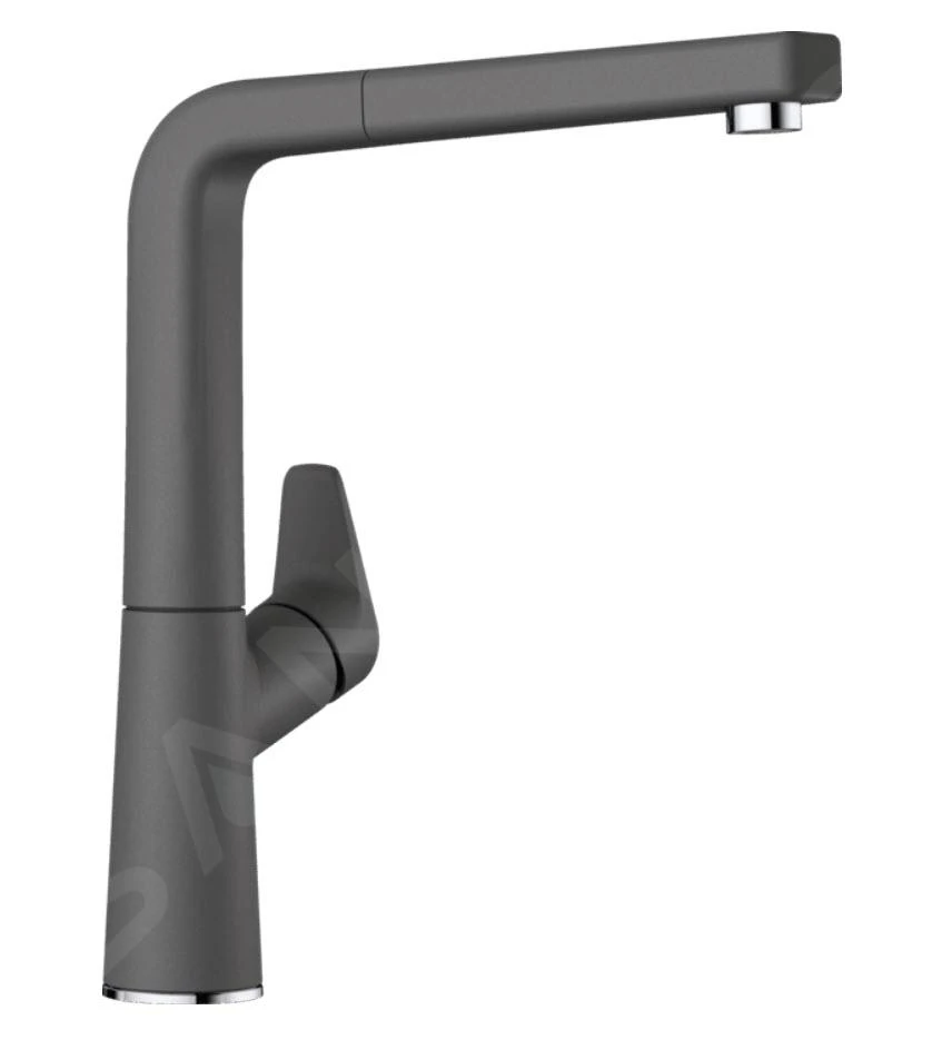 Blanco Avona S - Grifo De Fregadero Con Salida Extraíble, Roca Gris 521285