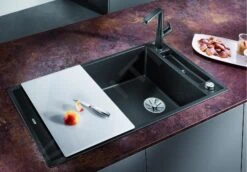 Blanco Axia III XL 6 - Fregadero De Silgranite, 1000x510 Mm, Con Control De Desagüe Y Con Accesorios, Negro 525857 -Blanco bab64e78c14a15233de5ae94