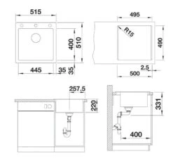 Blanco Pleon 5 - Fregadero De Silgranite, 515x510 Mm, InFino, Blanco Suave 527135 6 Blanco Pleon 5 - Fregadero De Silgranite, 515x510 Mm, InFino, Blanco Suave 527135 -Blanco bb8d3d51ec2802e97b4f15a2