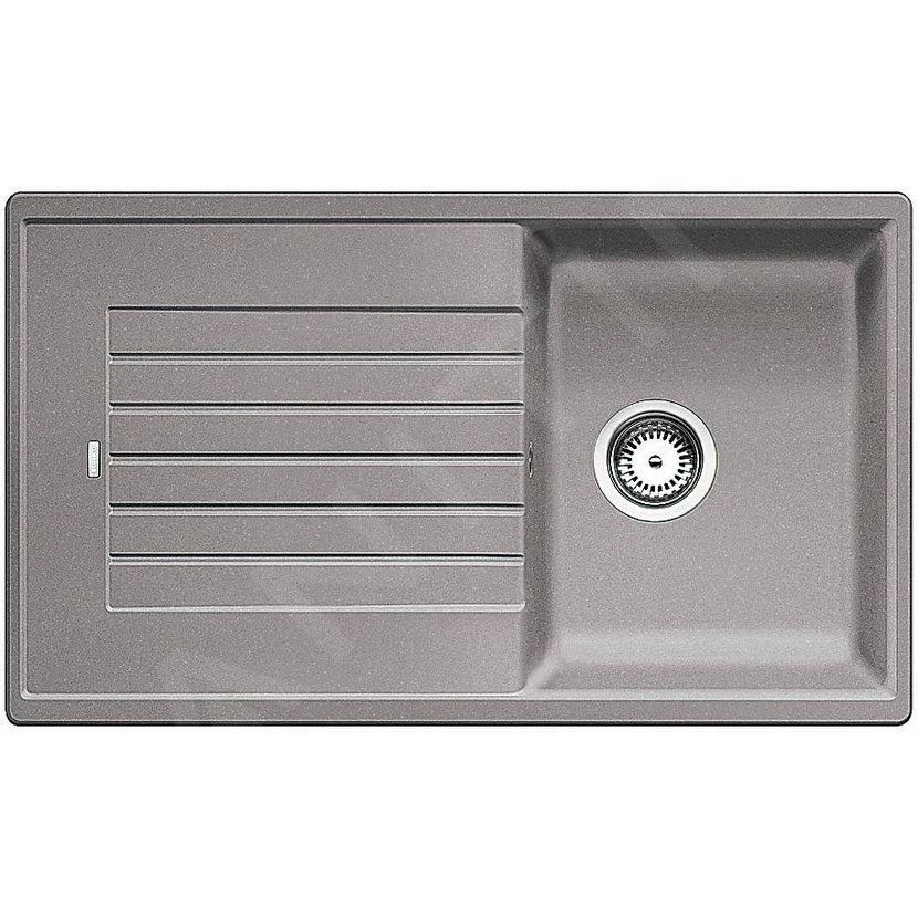 Blanco Zia 45 - Fregadero De Silgranite, 860x500 Mm, Aluminio 516739 3 Blanco Zia 45 - Fregadero De Silgranite, 860x500 Mm, Aluminio 516739