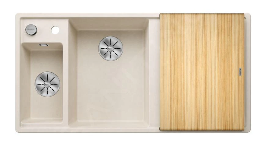 Blanco Axia III 6 - Fregadero De Silgranite, 1000x510 Mm, Con Control De Desagüe Y Accesorios, InFino, Blanco Suave 527044 5 Blanco Axia III 6 - Fregadero De Silgranite, 1000x510 Mm, Con Control De Desagüe Y Accesorios, InFino, Blanco Suave 527044 - Imagen 3