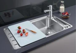 Blanco Axis III - Fregadero, 860x510 Mm, Con Accesorios, InFino, Acero Inoxidable 522102 -Blanco c08f56b949576b3629b7b811