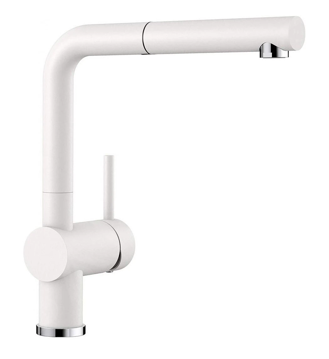 Blanco Linus S - Grifo De Fregadero Con Salida Extraíble, Blanco 516692 3 Blanco Linus S - Grifo De Fregadero Con Salida Extraíble, Blanco 516692