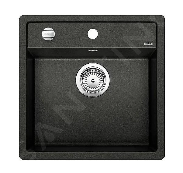Blanco Dalago 5 - Fregadero De Silgranite, 515x510 Mm, Con Control De Desagüe, Antracita 518521 2 Blanco Dalago 5 - Fregadero De Silgranite, 515x510 Mm, Con Control De Desagüe, Antracita 518521