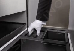 Blanco Flexon II - Cubo De Basura Extraíble, Con Separación, Capacidad 42 L 521474 -Blanco c64357a23ec95659cefd84a3