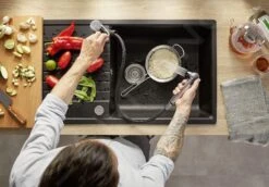 Blanco Wega S - Grifo De Fregadero Con Ducha Extraíble, Café/cromo 526424 -Blanco c9c9ef77be989d731cd219b7 1