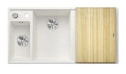 Blanco Axia III 6 - Fregadero De Silgranite, 1000x510 Mm, Con Control De Desagüe Y Accesorios, InFino, Blanco 524647 -Blanco cb363c03ff7b2859453ed472