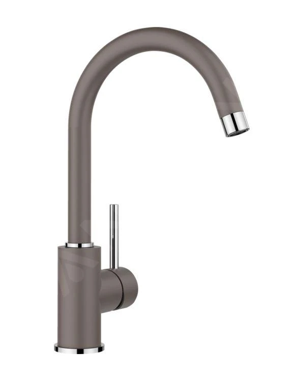 Blanco Mida - Grifo De Fregadero, Gris/cromo 526965 3 Blanco Mida - Grifo De Fregadero, Gris/cromo 526965