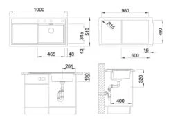 Blanco Zenar XL 6 - Fregadero De Silgranite, 1000x510 Mm, Con Control De Desagüe, InFino, Blanco Suave 527187 -Blanco cfb8823df316faa6df71fad8 1