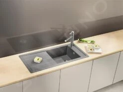 Blanco Linee S - Grifo De Fregadero Con Salida Extraíble, Aluminio/cromo 518439 -Blanco d12d11f66453cc4cf64d3afa