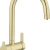 Blanco Trima - Grifo De Fregadero Con Filtración De Agua, Oro Satinado 526695 -Blanco d52fad29a85cee073de4bfa0