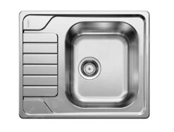 Blanco Dinas 45 - Fregadero, 605x500 Mm, Acero Inoxidable Cepillado 525122