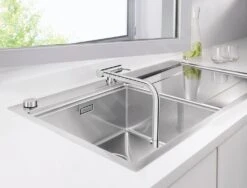 Blanco Laressa F - Grifo De Fregadero, Plegable Bajo Ventana, Cromo 521545 -Blanco d600ed9d5b9ab5460d98b54d