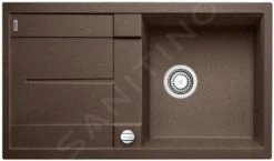 Blanco Metra 5 - Fregadero De Silgranite, 860x500 Mm, Con Control De Desagüe, Café 515041