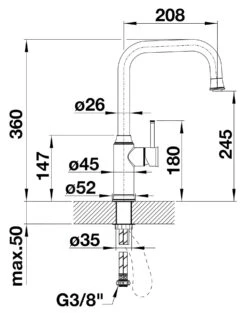 Blanco Livia S - Grifo De Fregadero Con Salida Extraíble, Oro Satinado 526687 -Blanco d9b3e8fb6ba391d7164c2d27
