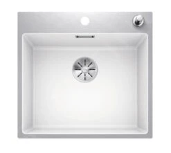 Blanco Subline 500 - Fregadero Silgranite, 543x510 Mm, Con Control De Desagüe, SteelFrame, InFino, Blanco 524112