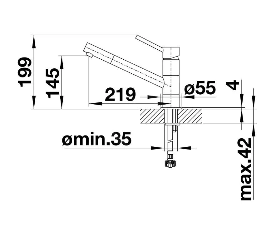 Blanco Kano - Grifo De Fregadero, Blanco/cromo 525030 4 Blanco Kano - Grifo De Fregadero, Blanco/cromo 525030 - Imagen 2
