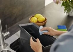 Blanco Flexon II - Cubo De Basura Extraíble Empotrado, Con Compartimientos Separados, Capacidad 46 L 526643 -Blanco e312cacbb9e6b0d77a8271e8