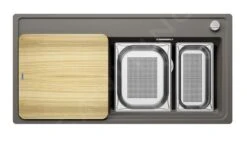 Blanco Zenar XL 6 - Fregadero De Silgranite, 988x498 Mm, Con Control De Desagüe Y Accesorios, InFino, Gris 527376 8 Blanco Zenar XL 6 - Fregadero De Silgranite, 988x498 Mm, Con Control De Desagüe Y Accesorios, InFino, Gris 527376 -Blanco e3d43fa3cedef131aeaf2561