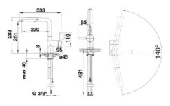 Blanco Linus S - Grifo De Fregadero Con Ducha Extraíble, Cromo 518406 -Blanco e5ff864e943c2c6e0d94aecd