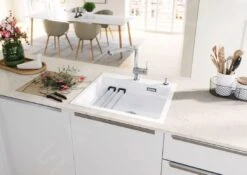 Blanco Etagon 6 - Fregadero De Cerámica, 584x510 Mm, Con Control De Desagüe Y Accesorios, InFino, Blanco 525156 9 Blanco Etagon 6 - Fregadero De Cerámica, 584x510 Mm, Con Control De Desagüe Y Accesorios, InFino, Blanco 525156 -Blanco e7240567b7f720f1b1bf7b0e