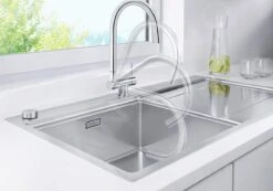 Blanco Coressa F - Grifo De Fregadero, Plegable Bajo Ventana, Cromo 521543 -Blanco e8926d9f77ccb8a0560ba985