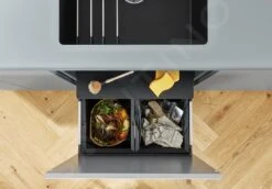 Blanco Select - Cubo De Basura Empotrado, Con Compartimento, Capacidad 34 L 526207 -Blanco e89c643e48a04b1e10a8c412