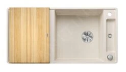 Blanco Axia III XL 6 - Fregadero De Silgranite, 990x500 Mm, Con Control De Desagüe Y Accesorios, InFino, Blanco Suave 527054 -Blanco e9adf6875b29c4cb7fcf9ed0