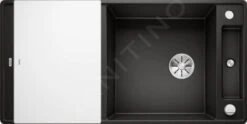 Blanco Axia III XL 6 - Fregadero De Silgranite, 990x500 Mm, Con Control De Desagüe Y Con Accesorios, Negro 525859 -Blanco ea41cefb50cceb9e74dfe73c