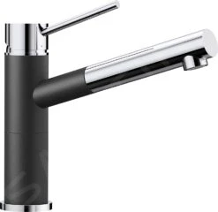 Blanco Alta S - Grifo De Fregadero Con Salida Extraíble, Antracita/cromo 515333
