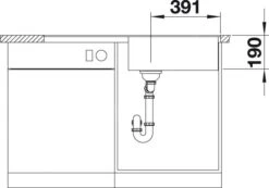 Blanco Metra XL 6 - Fregadero De Silgranite, 990x490 Mm, Con Control De Desagüe, Negro 525933 -Blanco f303655e39345daad3488037