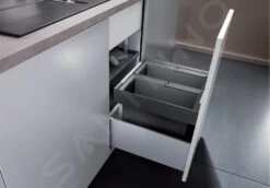 Blanco Flexon II - Cubo De Basura Extraíble, Con Separación, Capacidad 32 L 521468 -Blanco f346c5e591efb6787c10beb0