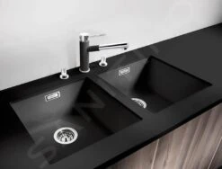 Blanco Alta S - Grifo De Fregadero Con Salida Extraíble, Negro/cromo 526161 -Blanco f5afd75e4a8b3a7798833fea