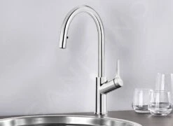 Blanco Carena S - Grifo De Fregadero Con Salida Extraíble, Cromo 520767 -Blanco f61a8217d00eaa03c545dcfd