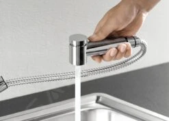 Blanco Tivo S - Grifo De Fregadero Con Ducha Extraíble, Blanco/cromo 517613 -Blanco f9eb96d9b019d152ac879a57 4