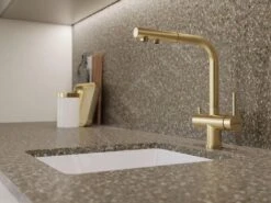 Blanco Fontas S II - Grifo De Fregadero Con Salida Extraíble Y Filtración, Oro Satinado 526694 -Blanco fa561a4ef6b8f32e1cd78559