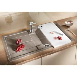 Blanco Metra 5 - Fregadero De Silgranite, 860x500 Mm, Tartufo 517349 -Blanco fa62ba13ea312277ac37e824