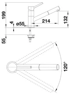 Blanco Kano S - Grifo De Fregadero Con Salida Extraíble, Negro Mate 526668 -Blanco ff00cac236f391497323c74e