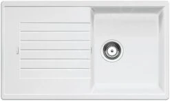 Blanco Zia 5 - Fregadero De Silgranite, 860x500 Mm, Blanco 520515